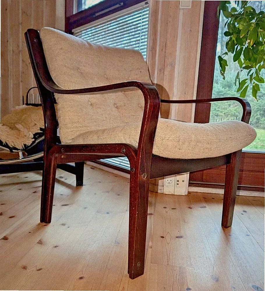 Lounge Chair Vintage 60s Rosewood Retro Easy Chair Danish 60s B13B