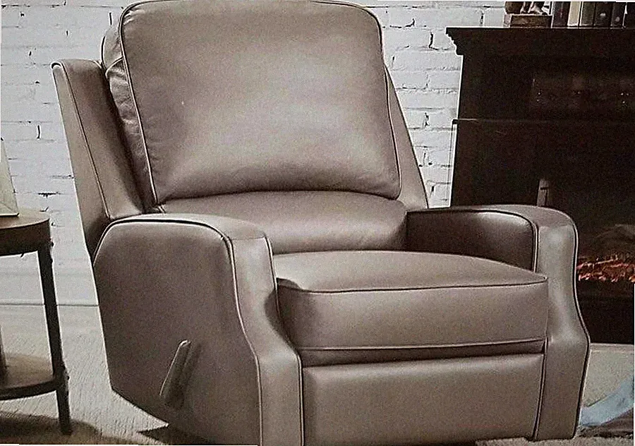 Synergy leather swivel glider recliner
